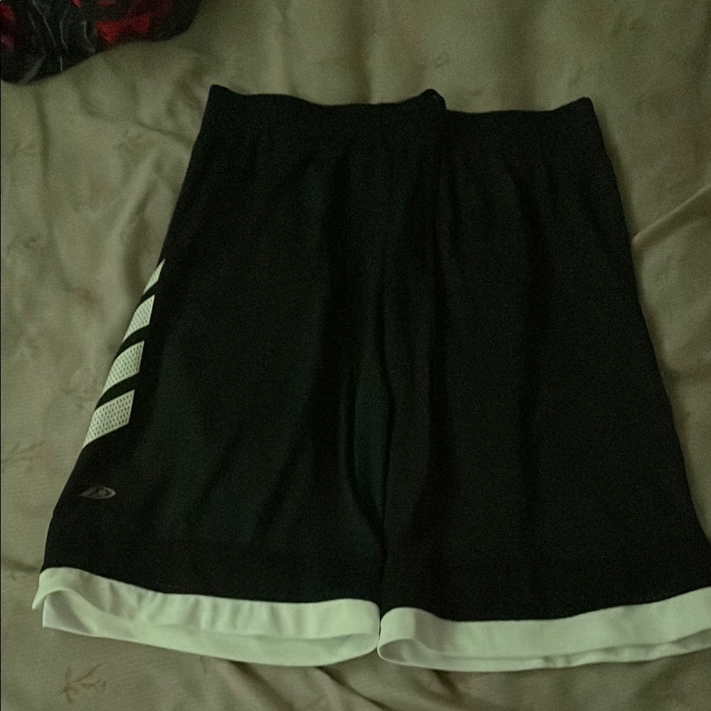 Pro Player Black and White Athletic Shorts